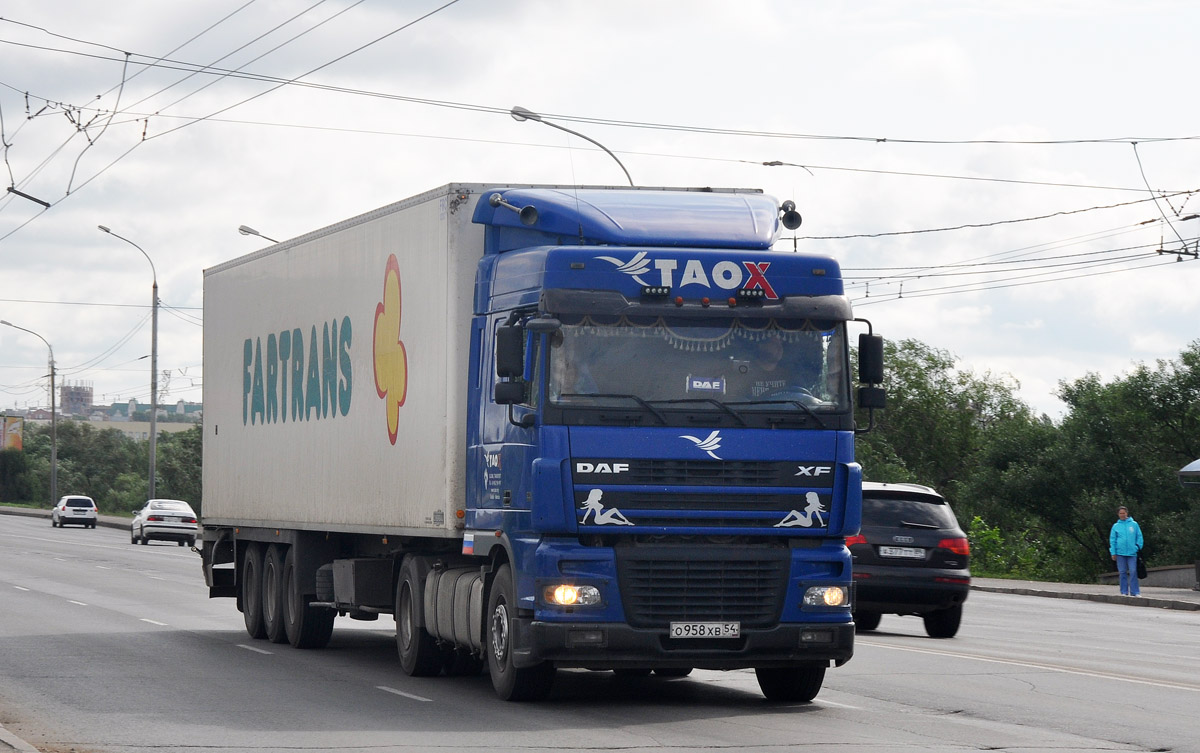 Новосибирская область, № О 958 ХВ 54 — DAF XF95 FT