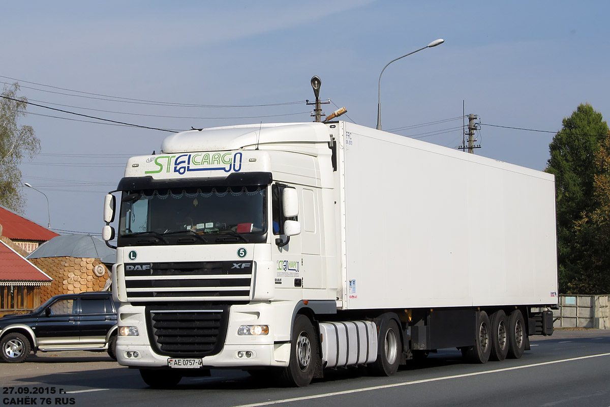 Гродненская область, № АЕ 0757-4 — DAF XF105 FT