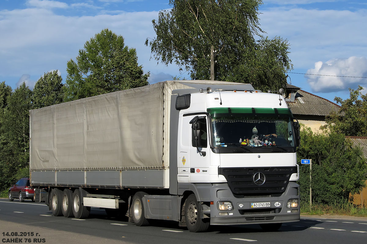 Закарпатская область, № АО 0765 ВВ — Mercedes-Benz Actros ('2003) 1844