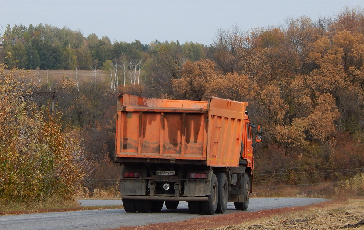 Московская область, № В 983 РХ 190 — КамАЗ-6520-63