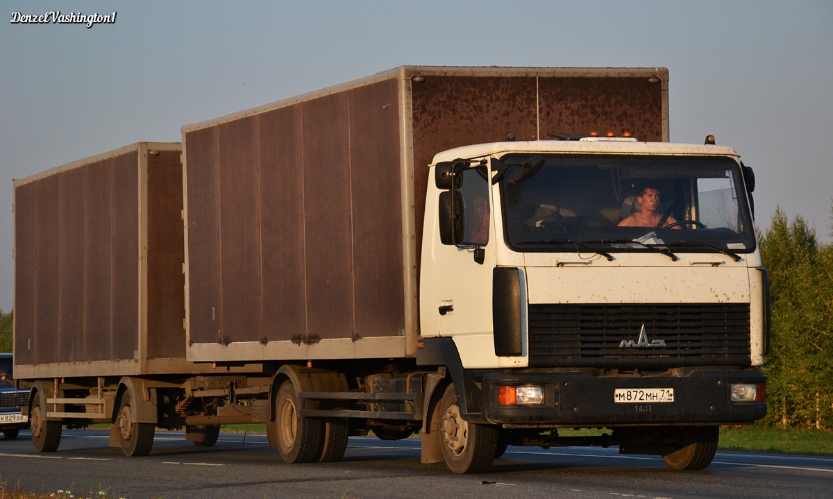 Тульская область, № М 872 МН 71 — МАЗ-437143