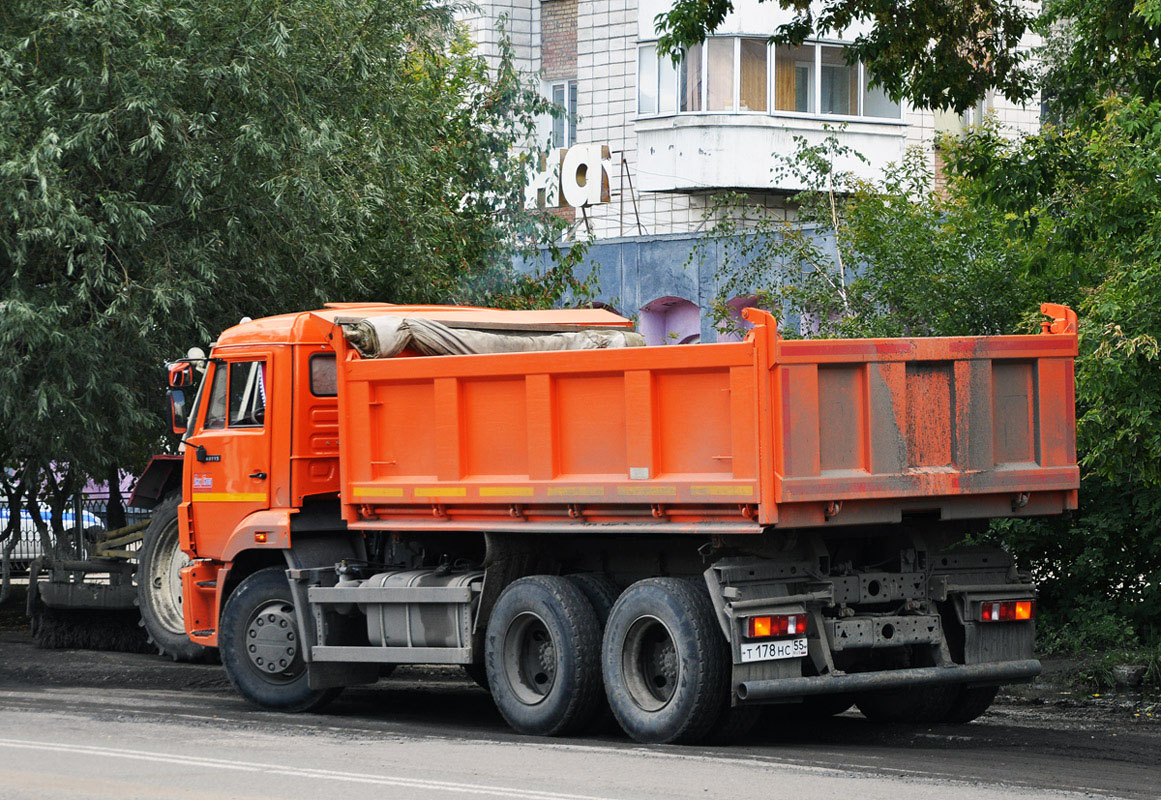 Омская область, № Т 178 НС 55 — КамАЗ-65115-L4