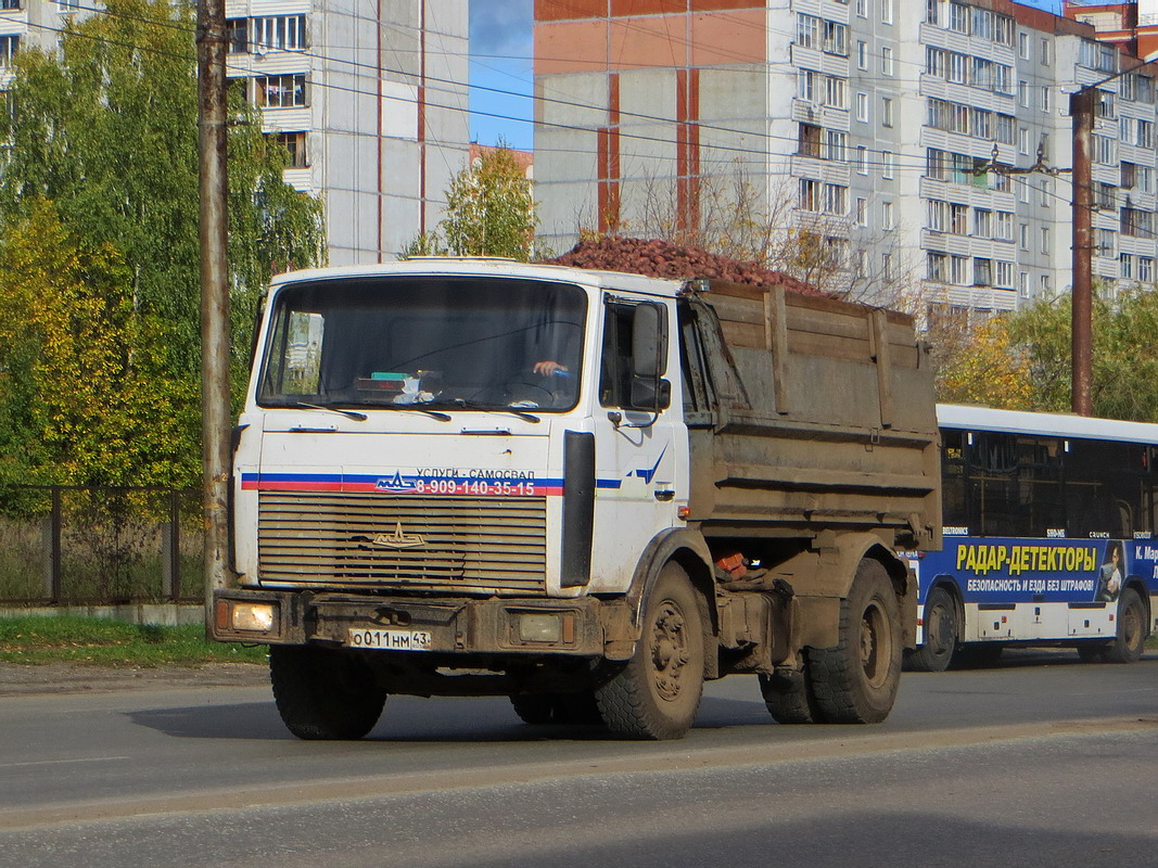 Кировская область, № О 011 НМ 43 — МАЗ-5551 [555100]