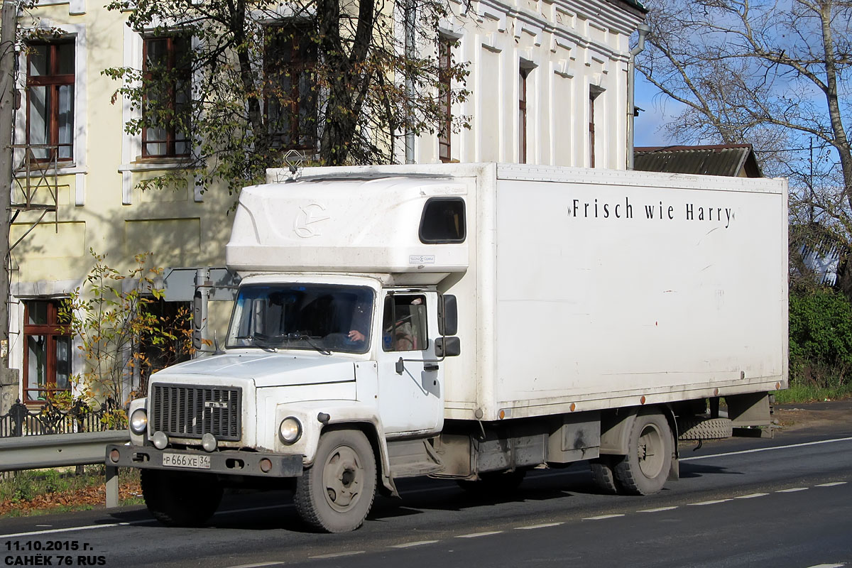 Волгоградская область, № Р 666 ХЕ 34 — ГАЗ-3309