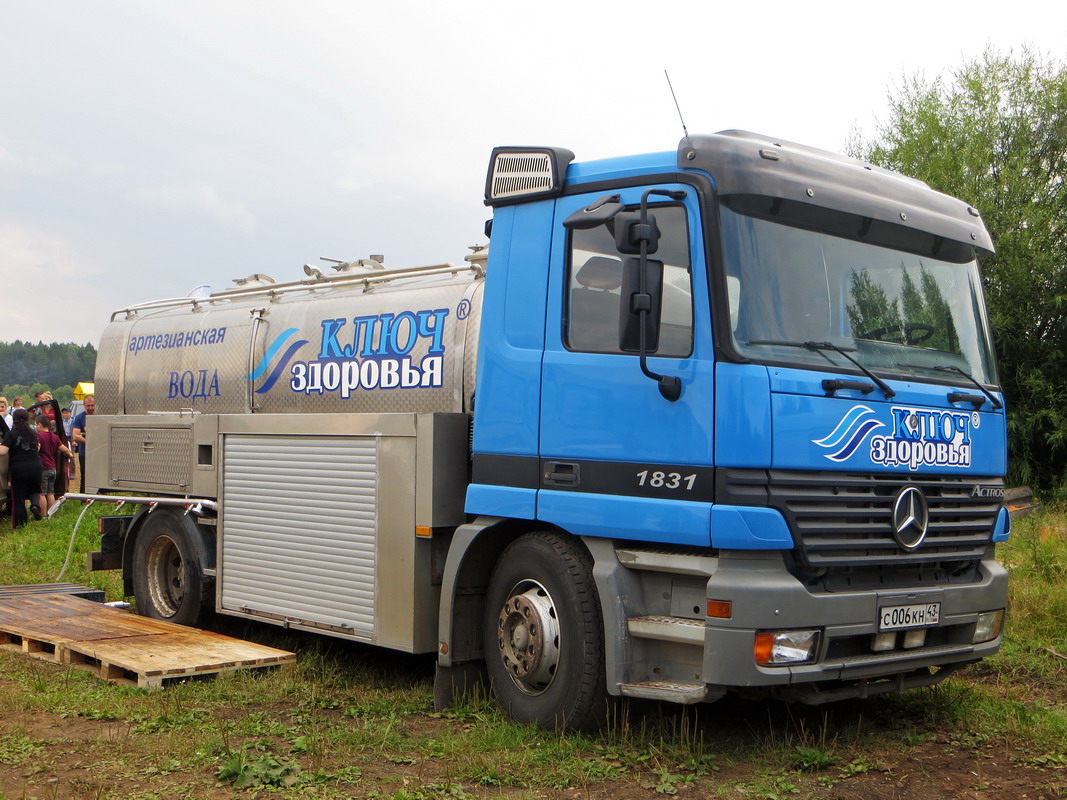 Кировская область, № С 006 КН 43 — Mercedes-Benz Actros ('1997) 1831