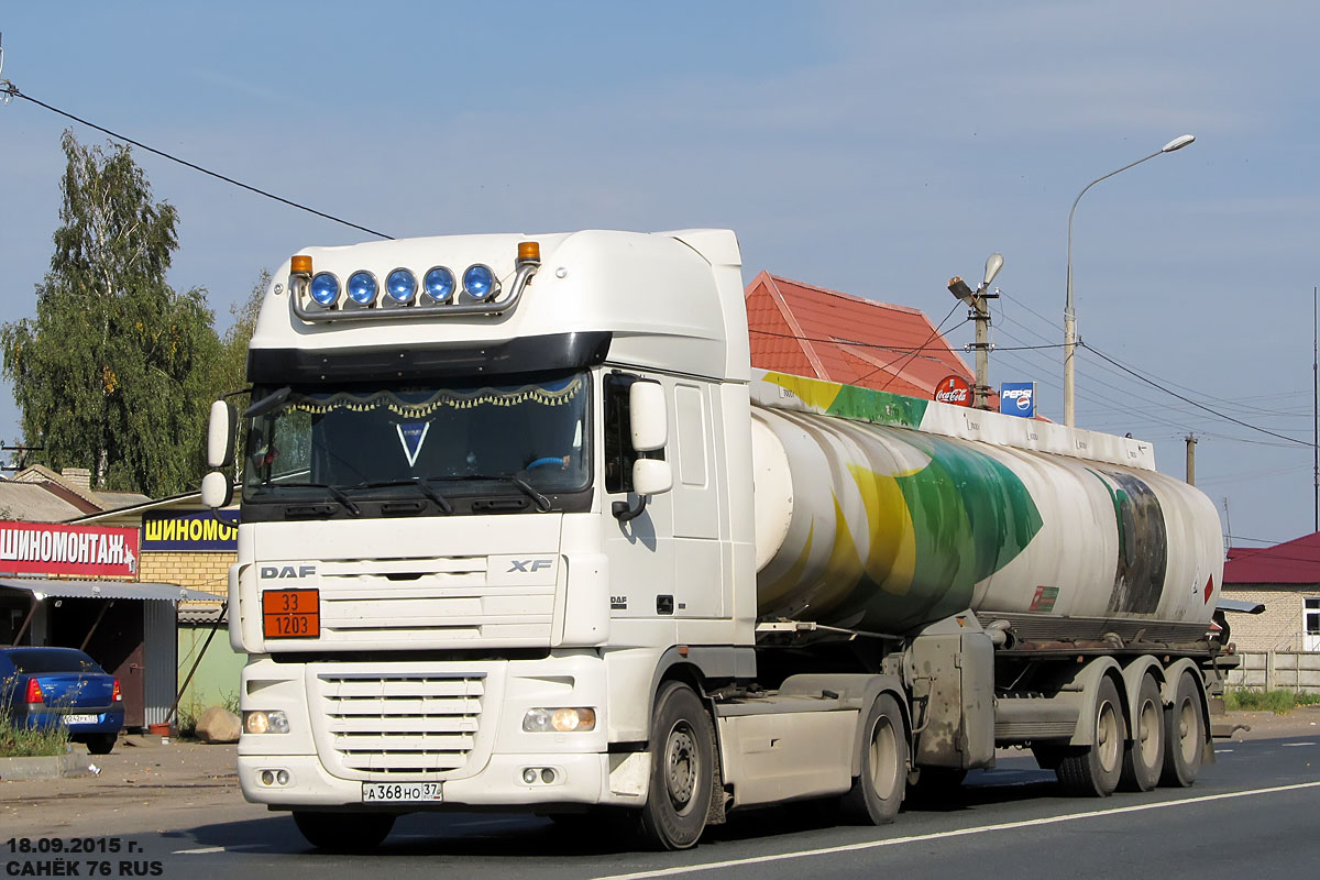 Ивановская область, № А 368 НО 37 — DAF XF105 FT