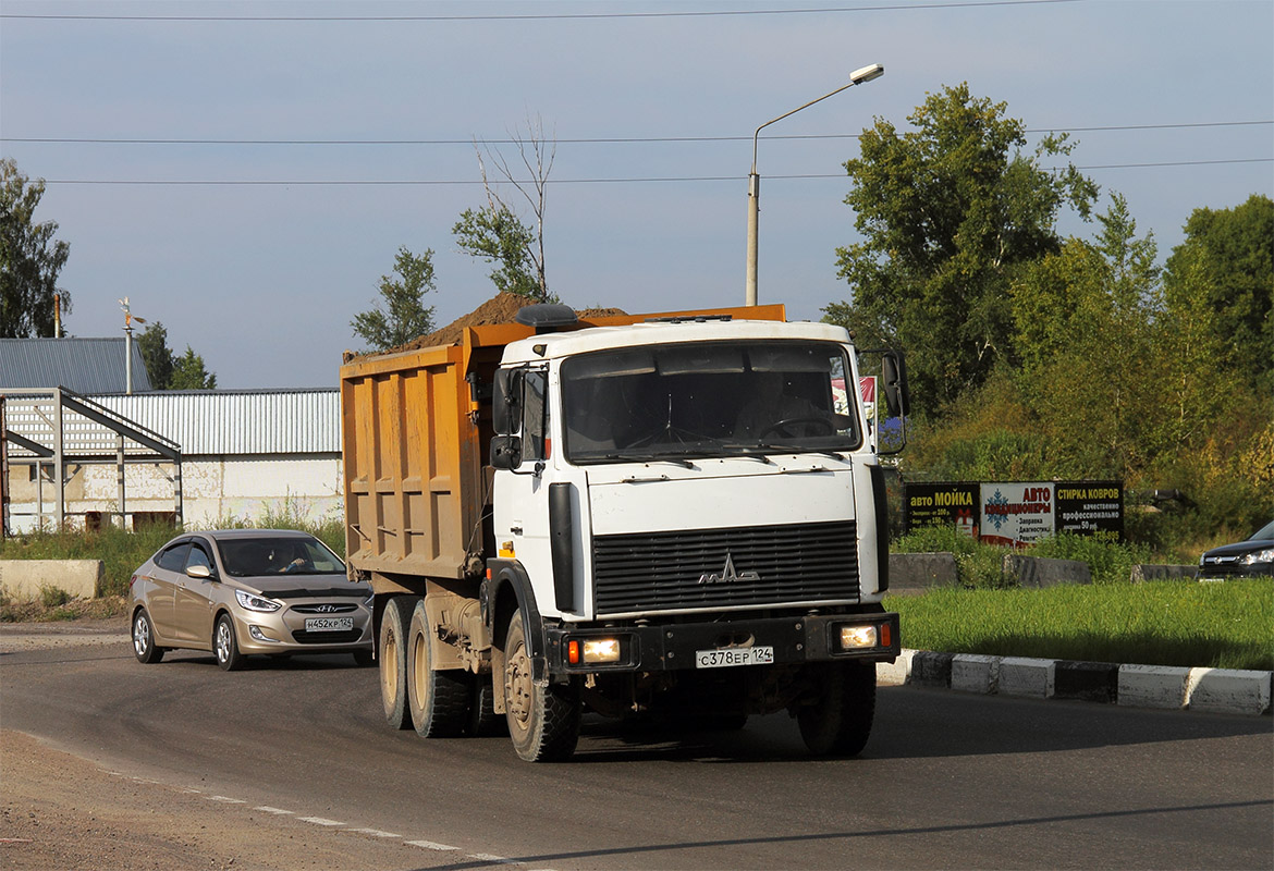 Красноярский край, № С 378 ЕР 124 — МАЗ-551605