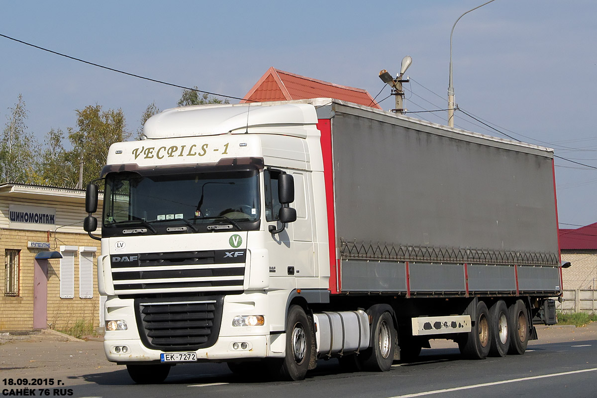 Латвия, № EK-7272 — DAF XF105 FT