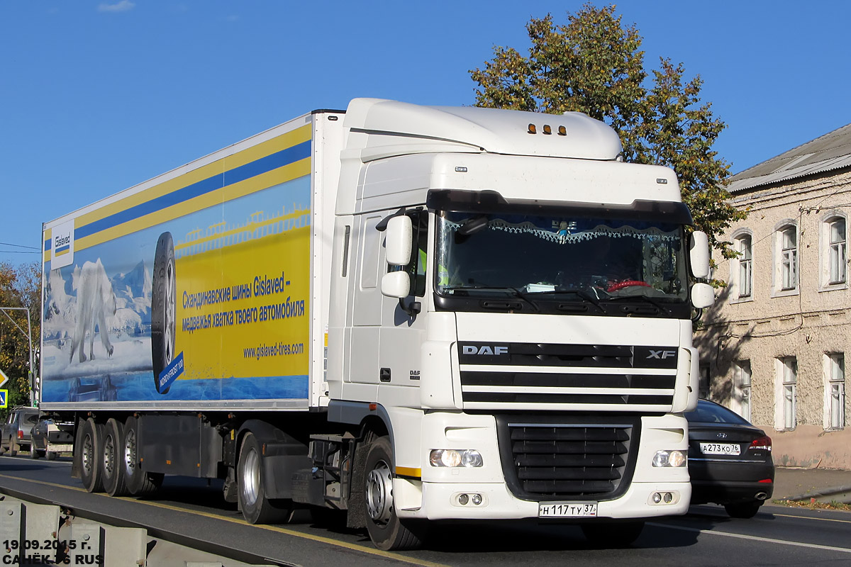 Ивановская область, № Н 117 ТУ 37 — DAF XF105 FT Ивановская область, № Н 117 ТУ 37 — DAF XF105 FT