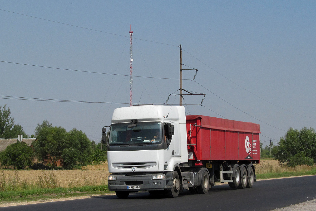 Литва, № HRE 090 — Renault Premium ('2006) Литва, № HRE 090 — Renault Premium ('2006)