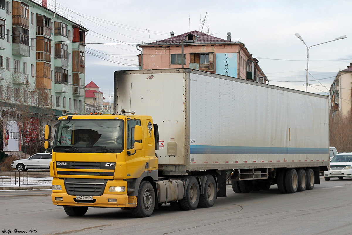 Саха (Якутия), № Р 424 КМ 14 — DAF CF85 FTT