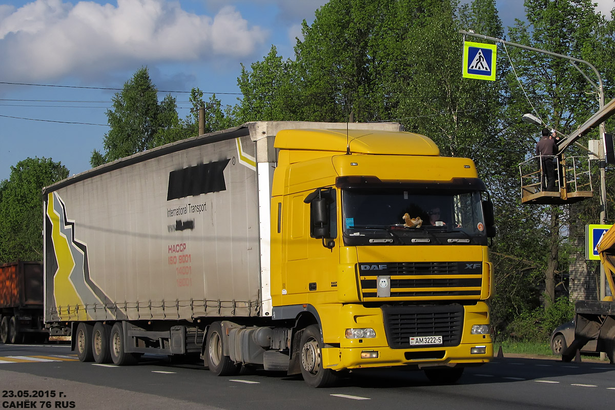 Минская область, № АМ 3222-5 — DAF XF95 FT