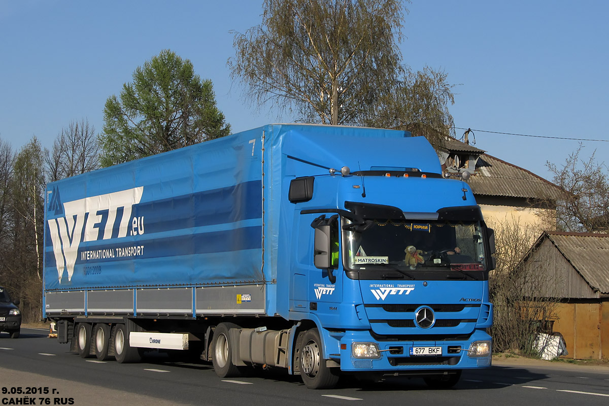 Эстония, № 677 BKF — Mercedes-Benz Actros ('2009) 1844