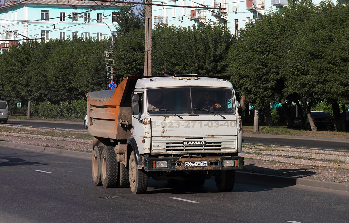 Красноярский край, № Х 675 АА 124 — КамАЗ-55111-02 [55111C]