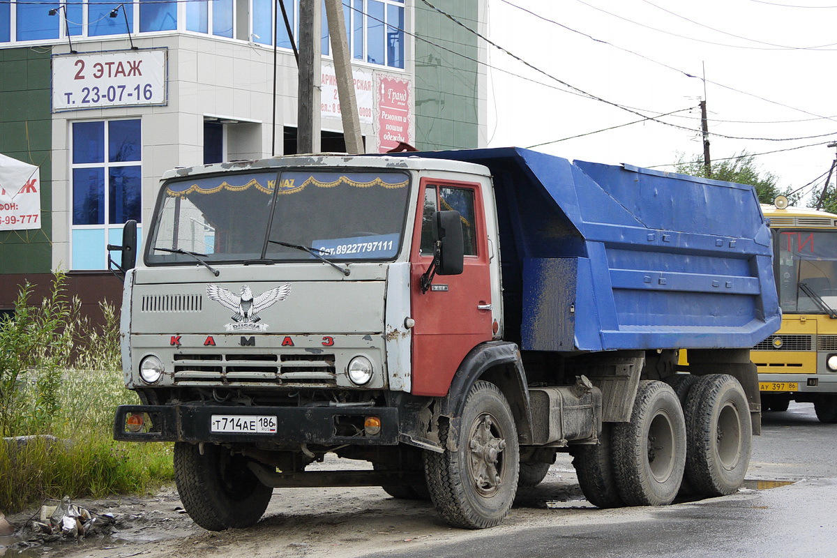 Ханты-Мансийский автоном.округ, № Т 714 АЕ 186 — КамАЗ-5511