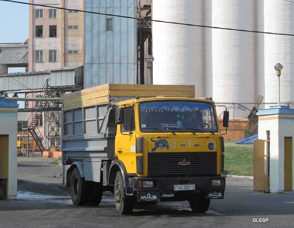 Витебская область, № АК 0051-2 — МАЗ-5551 (общая модель)