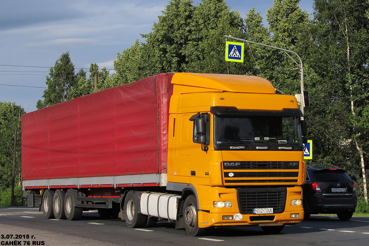 Польша, № NSZ 70UK — DAF XF95 FT