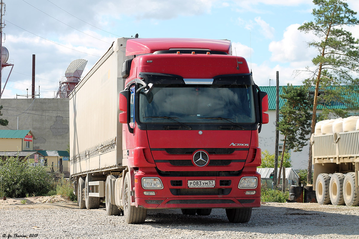 Орловская область, № Р 083 УМ 57 — Mercedes-Benz Actros ('2009) 1844