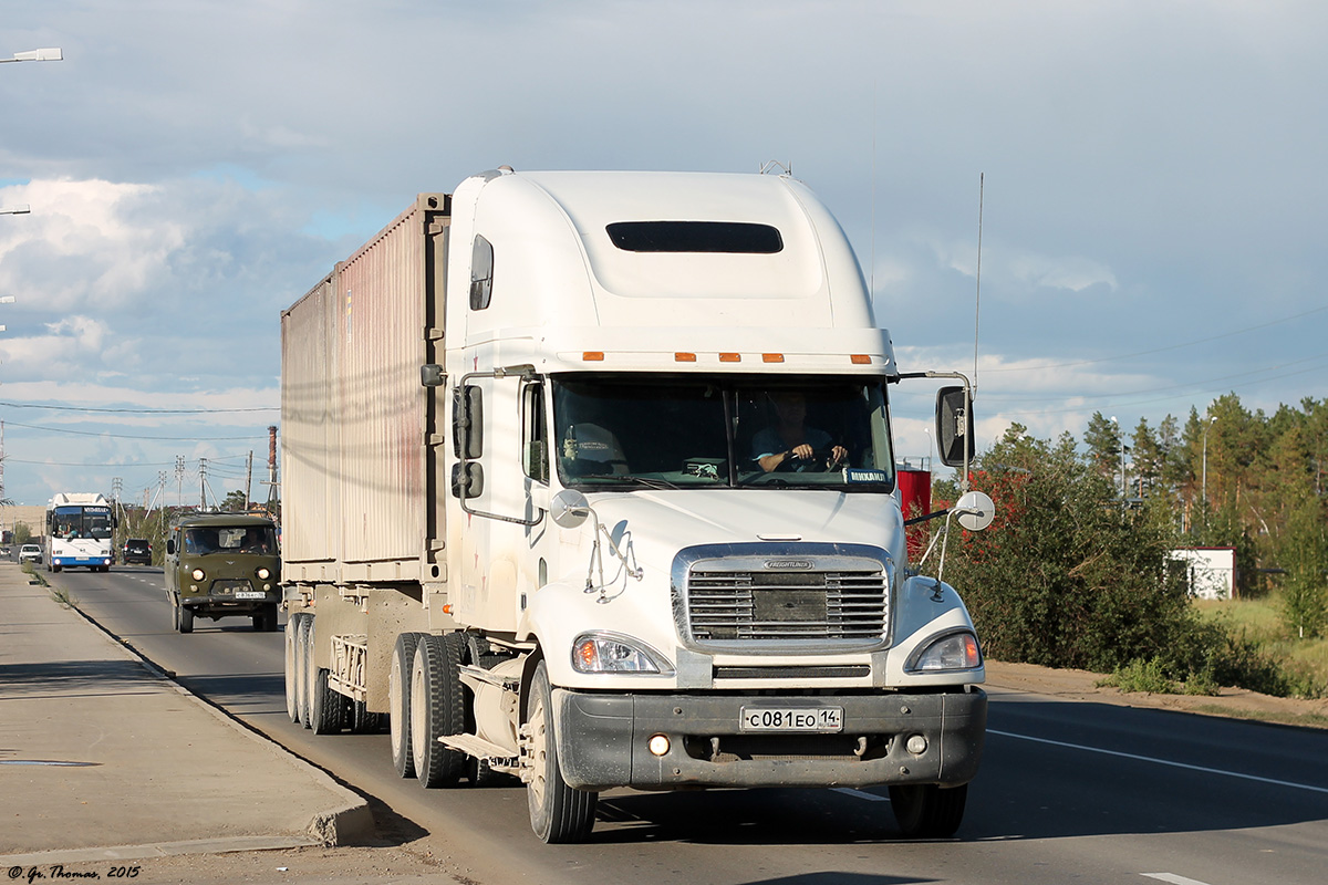 Саха (Якутия), № С 081 ЕО 14 — Freightliner Columbia