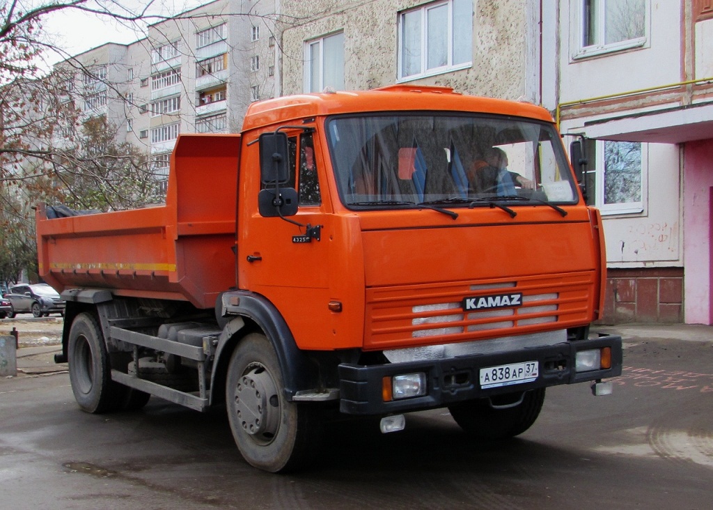 Ивановская область, № А 838 АР 37 — КамАЗ-43255-A3(96)