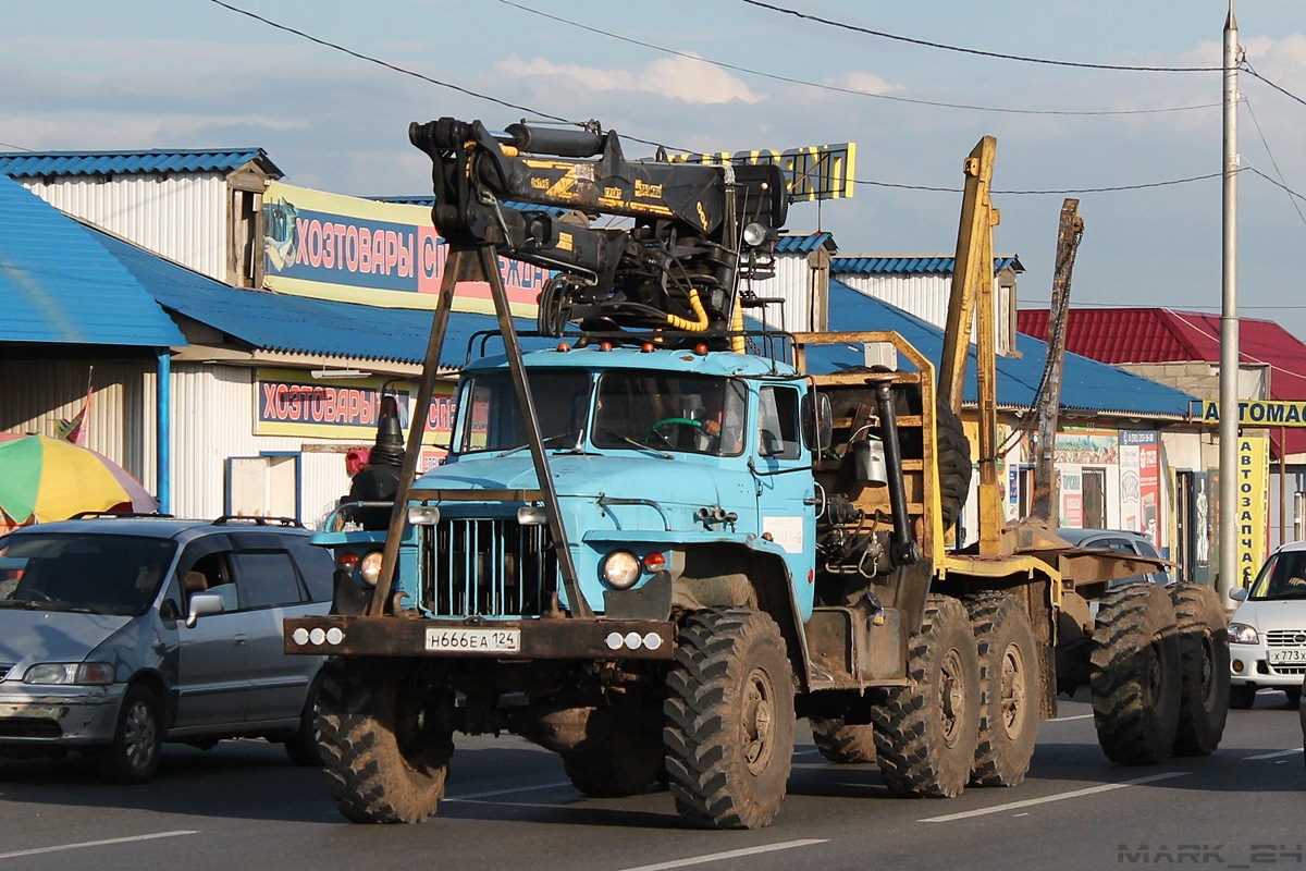 Красноярский край, № Н 666 ЕА 124 — Урал-43443 (СТ-Авто)