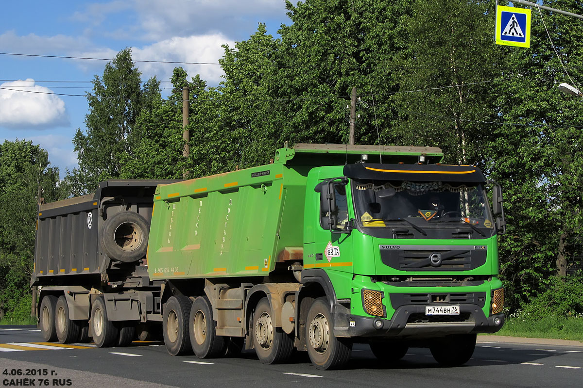 Ярославская область, № М 744 ВН 76 — Volvo ('2010) FMX.440 [X9P]