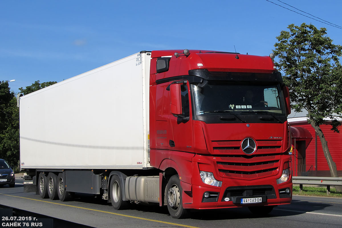 Сербия, № VA 063 DK — Mercedes-Benz Actros ('2011) 1845