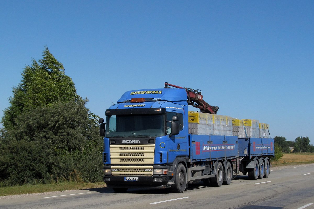 Литва, № GUU 609 — Scania ('1996) R124L