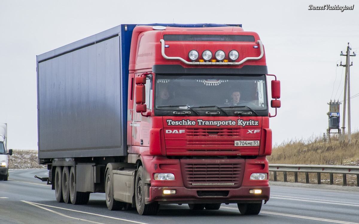 Мурманская область, № В 704 МЕ 51 — DAF XF95 FT