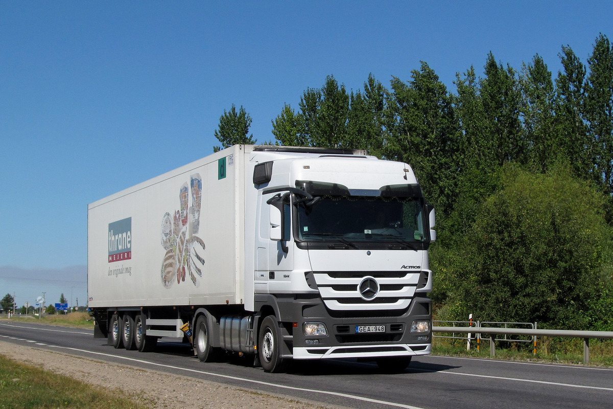 Литва, № GEA 948 — Mercedes-Benz Actros ('2009) 1844