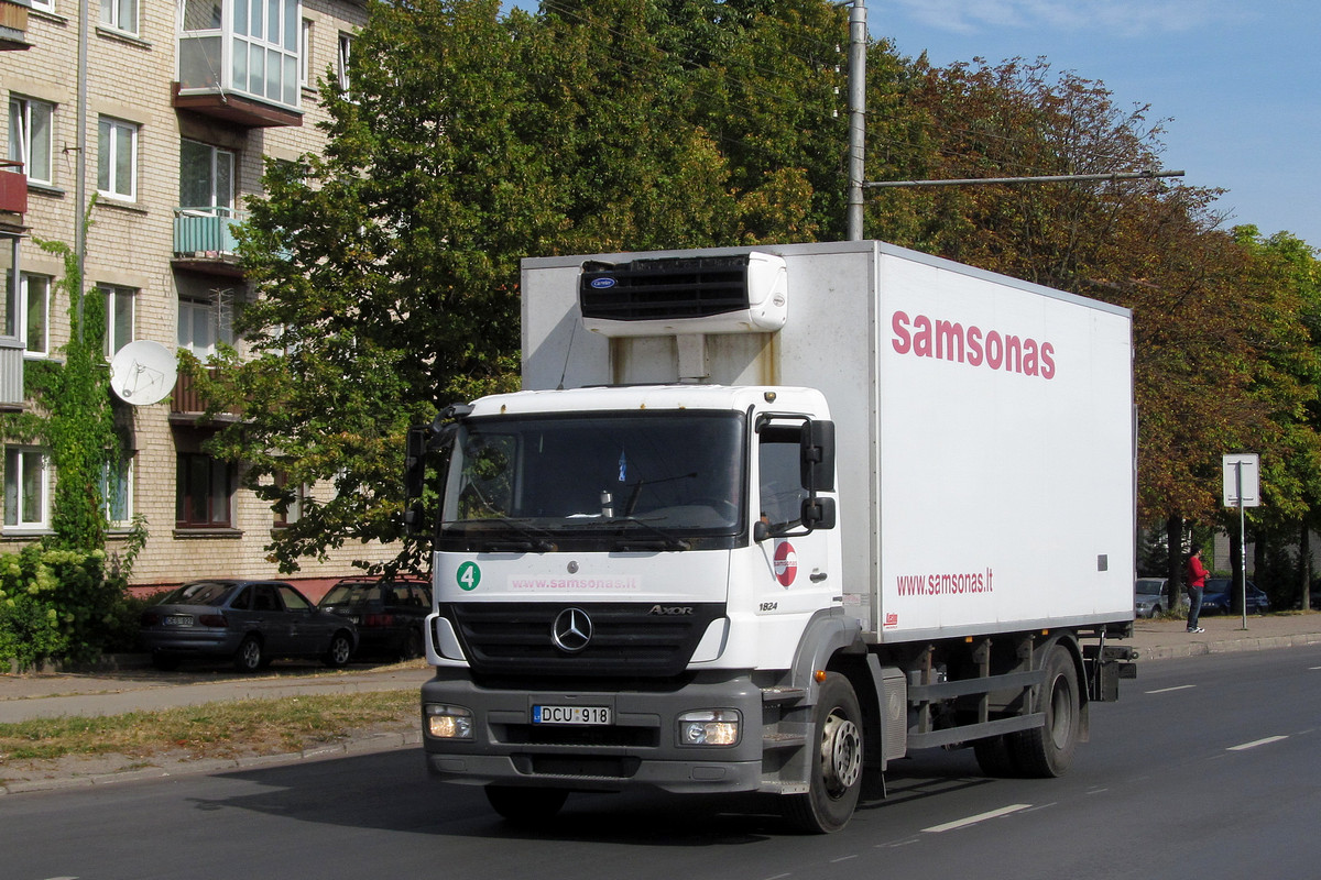 Литва, № DCU 918 — Mercedes-Benz Axor 1824