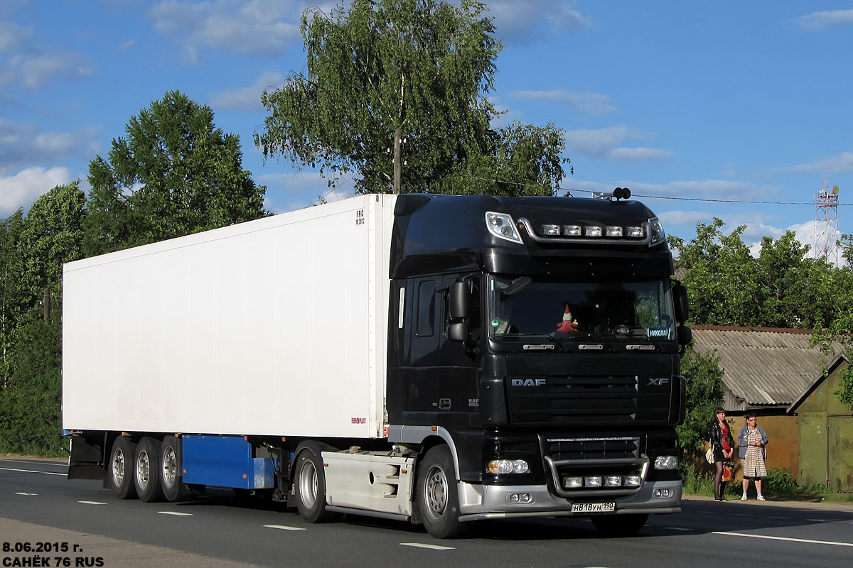 Московская область, № Н 818 УН 190 — DAF XF105 FT