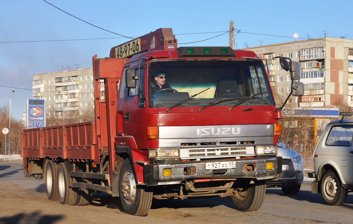 Омская область, № Т 927 АО 55 — Isuzu V340