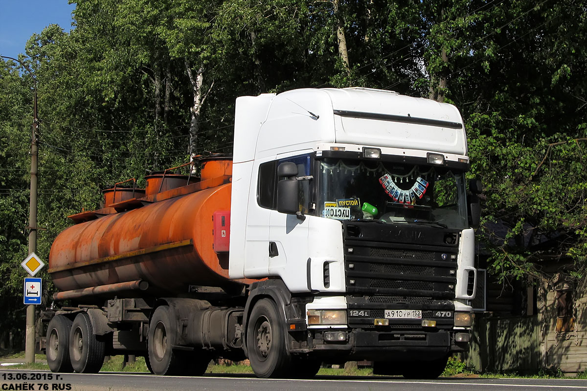 Нижегородская область, № А 910 УР 152 — Scania ('1996) R124L