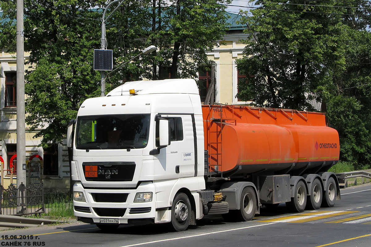 Ярославская область, № Н 031 КН 76 — MAN TGX ('2007) 18.400