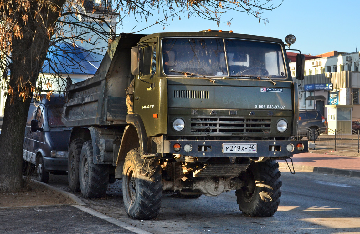 Калужская область, № М 219 ХР 40 — КамАЗ (общая модель)