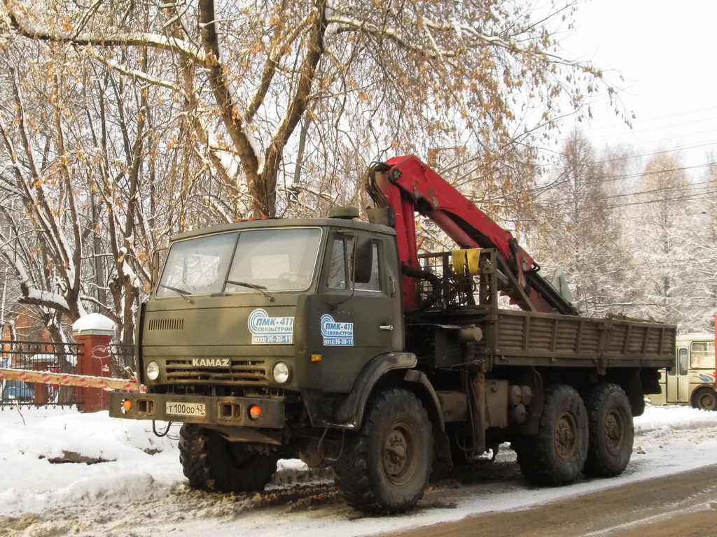 Кировская область, № Т 100 ОО 43 — КамАЗ-4310