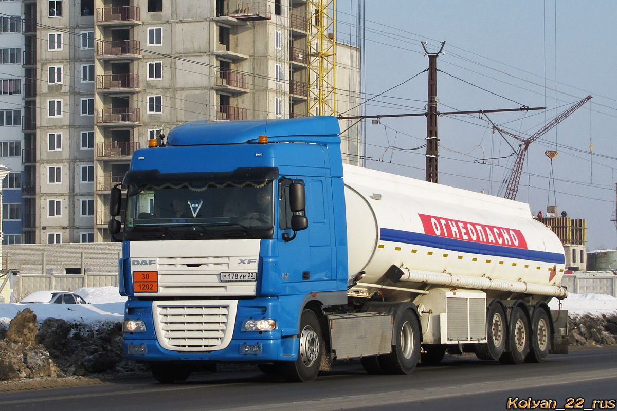 Алтайский край, № Р 178 УР 22 — DAF XF105 FT