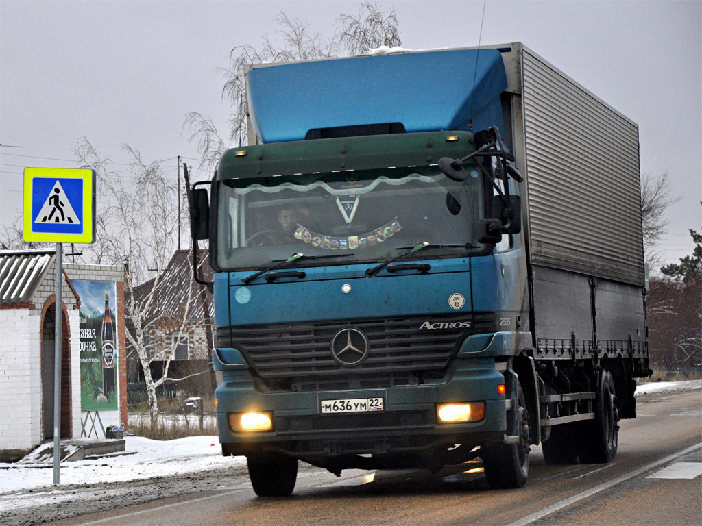 Алтайский край, № М 636 УМ 22 — Mercedes-Benz Actros ('1997) 2535