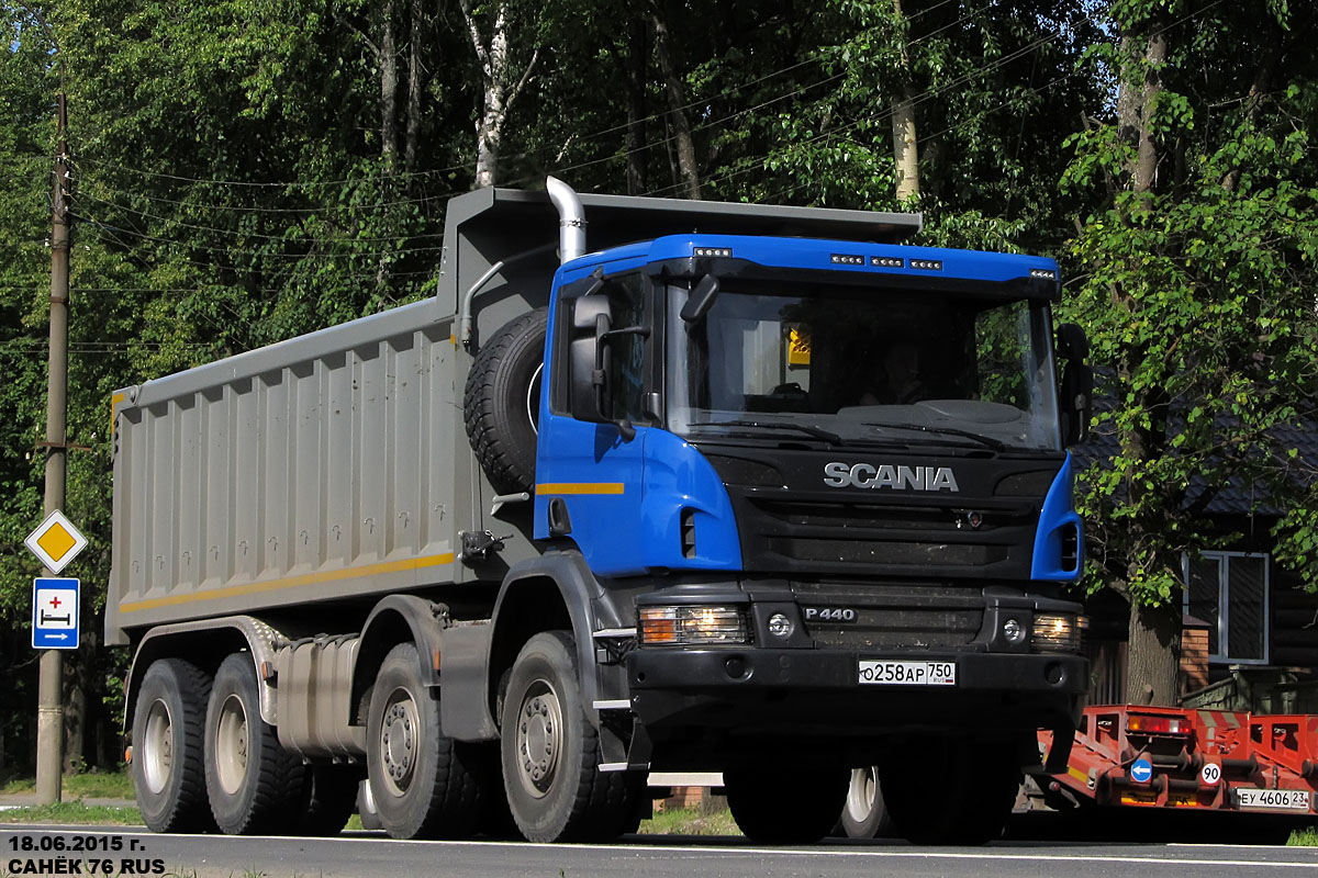 Московская область, № О 258 АР 750 — Scania ('2011) P440