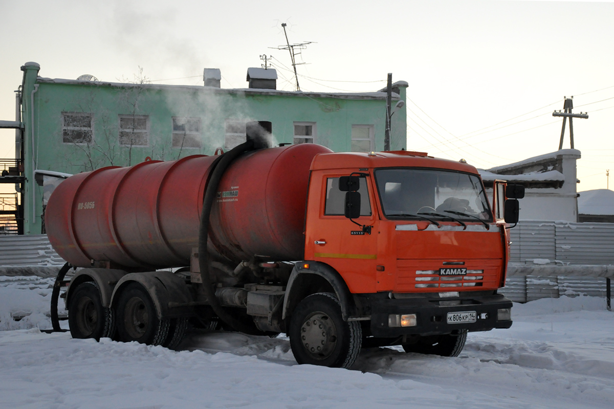 Саха (Якутия), № К 806 КР 14 — КамАЗ-65115-62