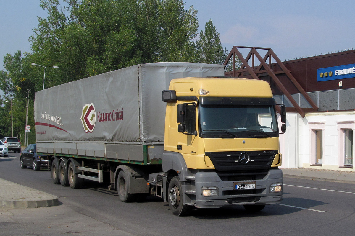 Литва, № BZE 013 — Mercedes-Benz Axor 1840