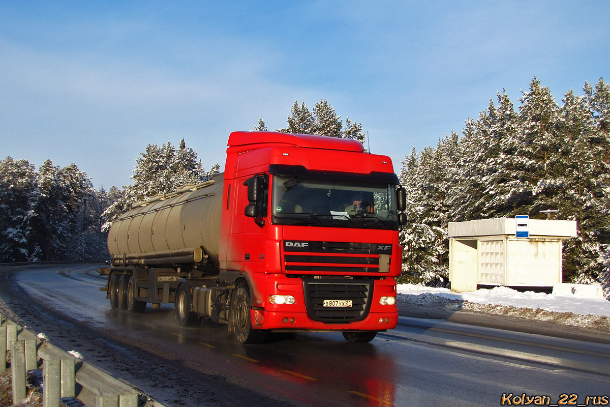 Чувашия, № В 807 УХ 21 — DAF XF105 FT