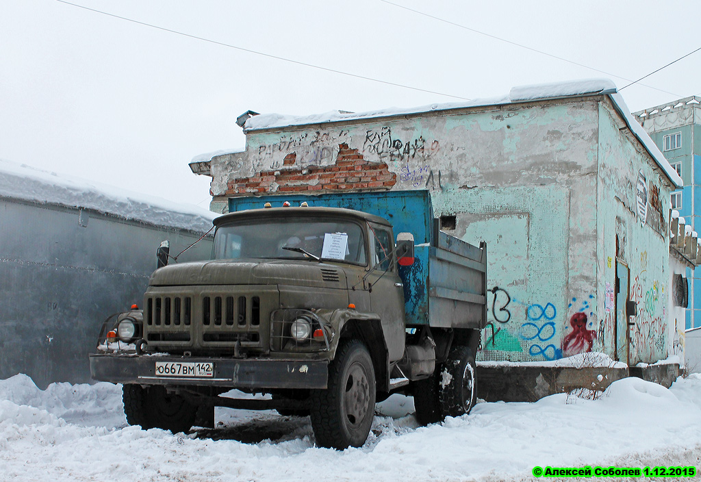 Кемеровская область, № О 667 ВМ 142 — ЗИЛ-130 (общая модель)