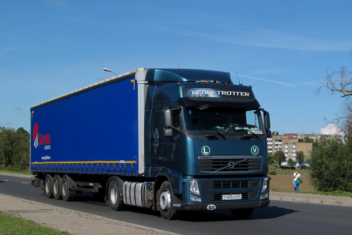 Смоленская область, № Т 403 НО 67 — Volvo ('2008) FH.460 [X9P]; Volvo ('2008) FH.460 "Чемпион Эпохи" (Литва)