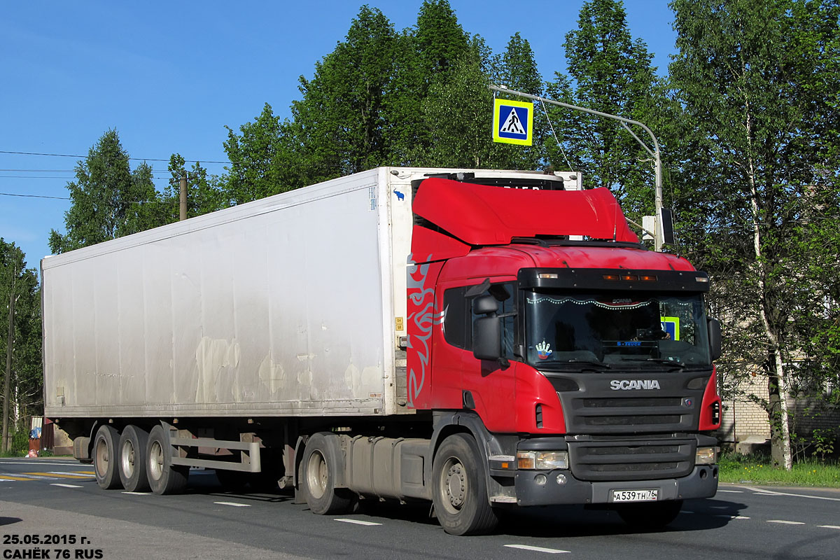 Ярославская область, № А 539 ТН 76 — Scania ('2004) P340