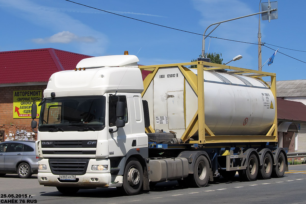 Ярославская область, № А 883 ХМ 76 — DAF CF85 FT