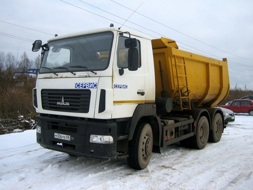 Тверская область, № М 306 РЕ 69 — МАЗ-6501W6