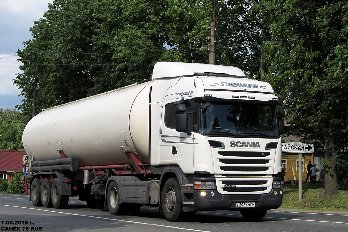 Воронежская область, № У 298 ХМ 36 — Scania ('2009) G440