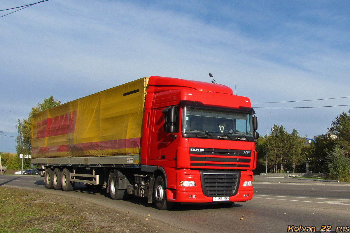 Павлодарская область, № S 158 MB — DAF XF105 FT